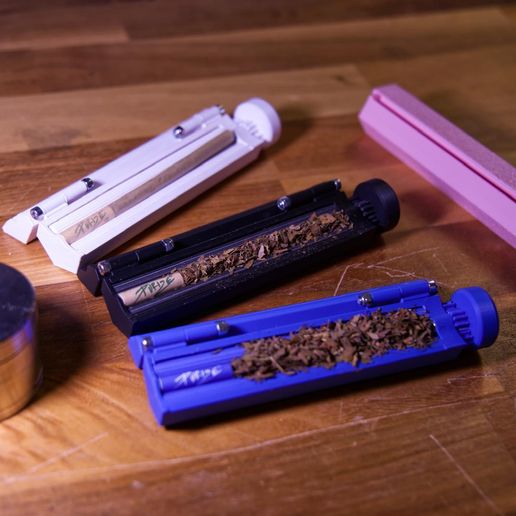 diy cigarette roller 🚬 Cigarette rollers for long papers・ 3MF File for 3D printing・Cults