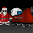 Sin-título.png Master Roshi Santa Claus with Car/Sled