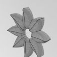wf1.jpg Open Lotus leaves rosette onlay relief 3D print model