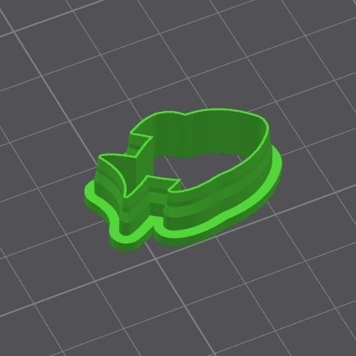 Pez2.jpg Pack Cutter polymer clay / cookies Fish shape #1