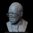 04.RGB_color.jpg Bernard Lowe (Jeffrey Wright) Westworld HBO - 3d print model, portrait, bust, sculpture - 200 mm tall