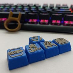 Chamber.jpg 3D file Set Keycap Valorant - CHAMBER・Model to download and 3D print, Mojis_3D