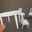 20230721_135710.jpg Dining Table And Chairs - Miniature Furniture 1/12 Scale