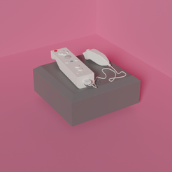 rendu-1.png STL file WII REMOTE + NUNCHUK KEYCAP・3D printing idea to download