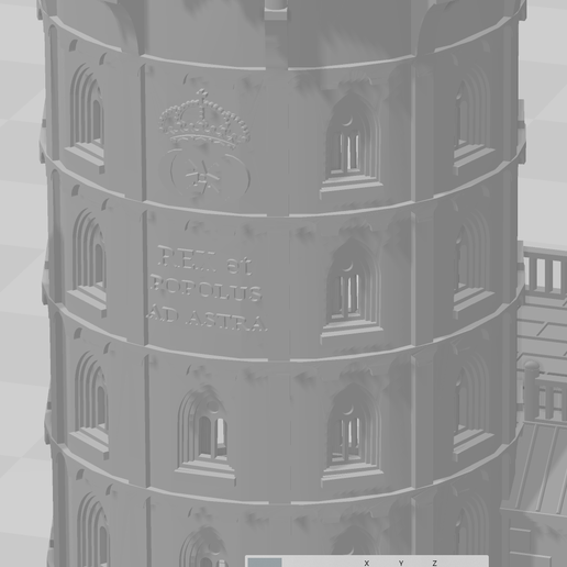 Skærmbillede-2024-08-13-075035.png Observatory / University  -  1/500 model for small scale wg and t-scale trains