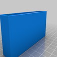 Pen-Holder-Rectangle.png Free STL file UPDATED Einstein Postit Note, Pen, USB, SD, Micro-SD Holder (Modular Office Desk Organizer)・Object to download and to 3D print