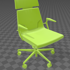 chaise-de-bureau-1.png STL file office chair・3D printer model to download