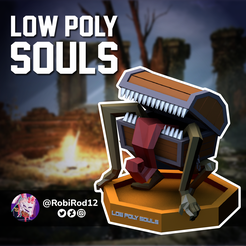 Low-Poly-Souls-new-06.png Archivo STL Low Poly Souls - Mimic・Design para impresora 3D para descargar