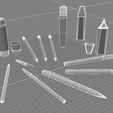 spref2.jpg Stationery 3D Model Collection