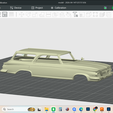 Screenshot-1633.png 1964 Chrysler Newport Town & Country Wagon, scale model, hollow shell body, resin, FDM, printable, stl