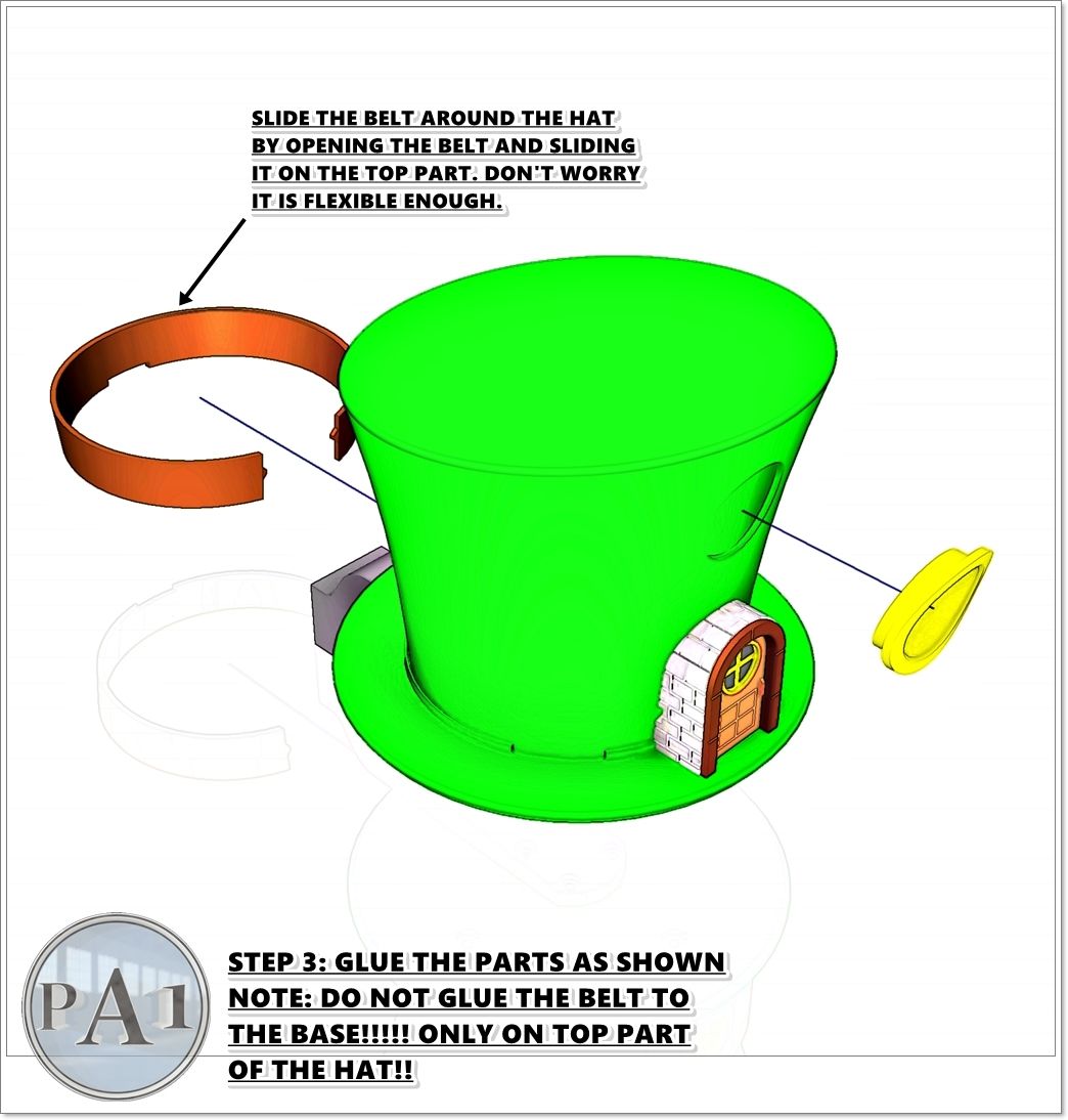 INS003.jpg Fichier STL Maison d'oiseau "chapeau de lutin・Objet imprimable en 3D à télécharger, PA1