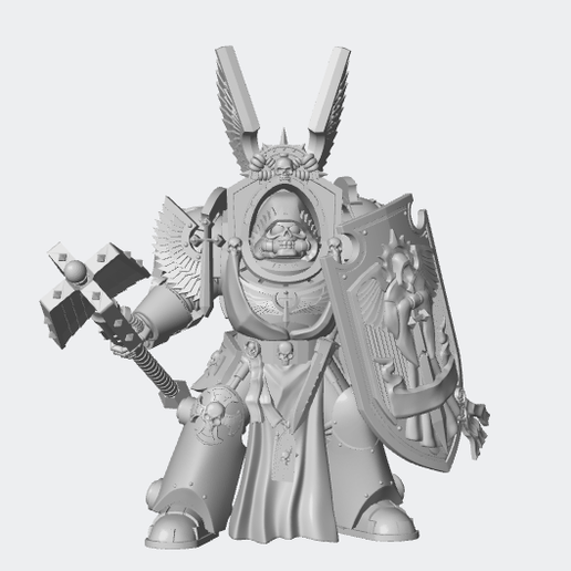 Gloomy Chonky Chappy with Relic 3D model
