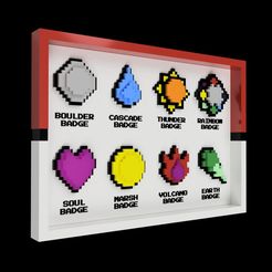 5864f34a-b18c-4d76-9896-e8bb4377dbd0.JPEG Fichier STL gratuit BADGES + afficheur (1ère génération)・Design pour imprimante 3D à télécharger