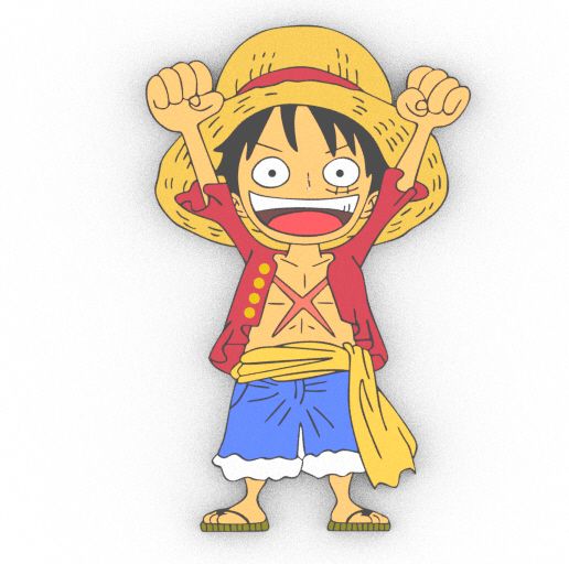 ONE PIECE LUFFY 3D model
