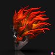 001b.jpg Ghost Rider mask -Agents of SHIELD - Marvel comics 3D print model
