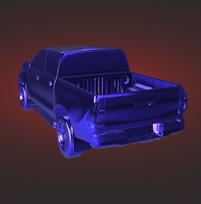 STL file TOYOTA HILUX・Template to download and 3D print・Cults