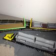 IMG_1122.jpg N scale Model Train Freight Car Bulk Carrier Flat Car Four lengths: 40' ~ 45'  ~ 60' ~ 70' w/Wire Spool & Container Magnetic Loads for Micro-Trains Couplers