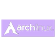 Archlinux-logo-black.stl Archi linux Logo