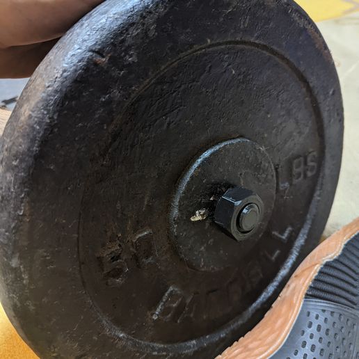 PXL_20220730_213421104.jpg DIY Leg weight for "knees over toes guy" exercises!