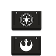 imperebal.png Helmet wall mount compatible with L3GO Various starwars Collection Imperial/Rebel