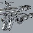 projectile launcher 5.jpg Star Wars Battlefront II G125 projectile launcher 3D print model