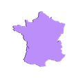 france-outline-1000.stl France Map
