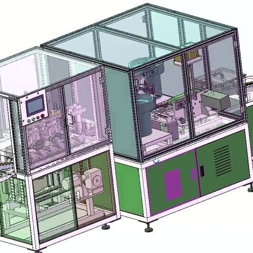 000001.jpg Automatic Fan Motor Rotor Assembly Line 3D CAD Model