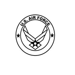 airforce-logociste.jpg Cookie Cutter = stamp / Cortador de galletas = estampilla - US AIRFORCE - LOGO