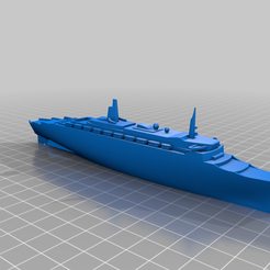 79fa4321-ff0c-4add-97c9-11eeb4d1ba73.png Archivo 3D gratis Simple Queen Elizabeth II (QE2)・Plan para descargar y imprimir en 3D