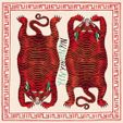 YĪN_YĪN_-_The_Rabbit_That_Hunts_Tigers.jpg Tigers Floor Tile Decoration 2x2