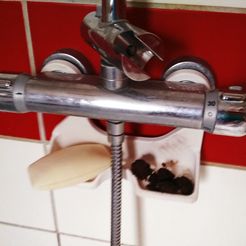 Fichier STL gratuit Porte shampoing douche 🛁・Objet pour