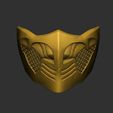 08.JPG Mortal Kombat X - Scorpion's mask For Cosplay