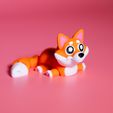 Articulated-Fox-Toy---Cute-3D-Printed-Fox-Figures-3590.jpg 🦊 Chibi Forest Collection – Articulated Fox & Wolf Bundle | Cute Print-in-Place Animals