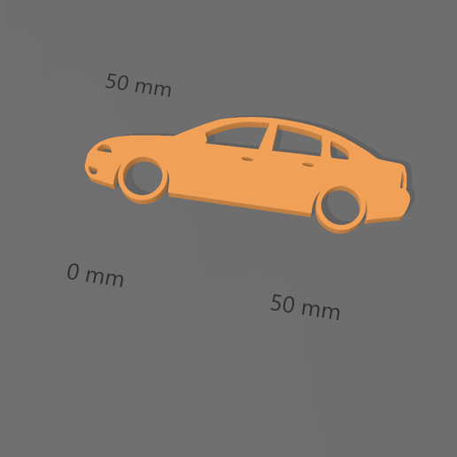 Volkswagen Passat B5.5 sedan Side key ring