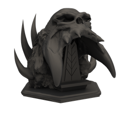 5.png Fichier STL SORCERESS THRONE FILMATION MODEL (Figurine Origins)・Plan imprimable en 3D à télécharger