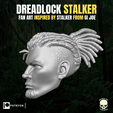 DREADLOCK STALKER FAN ART INSPIRED BY STALKER FROM Gi JOE |@Rstrn | Testa di Dreadlock Stalker per figure d'azione