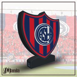 STL file Club Atletico Independiente Candleholder Lamp 🔦・3D