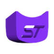 _CoverLogoStraightThrough.obj Fiesta ST Handbremsabdeckung schwarzes Loch (MK7)