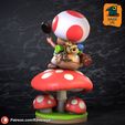 3.jpg Toad from Super Mario Bros 3D print model