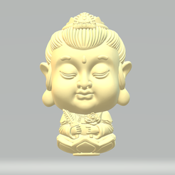 1.png STL file Void Tibetan Bodhisattva 3D print model・3D printer model to download