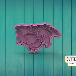 pterodáctilo.jpg Fichier STL Bébé Ptedoractyl Dinosaur Friends Cookie Cutter・Modèle pour impression 3D à télécharger