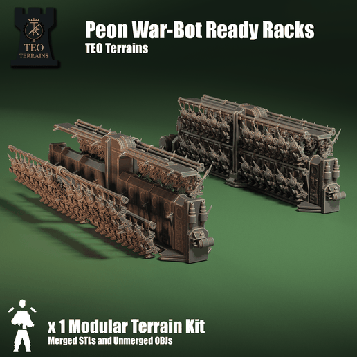 Peon War-Bot Ready Racks - TEO Terrain