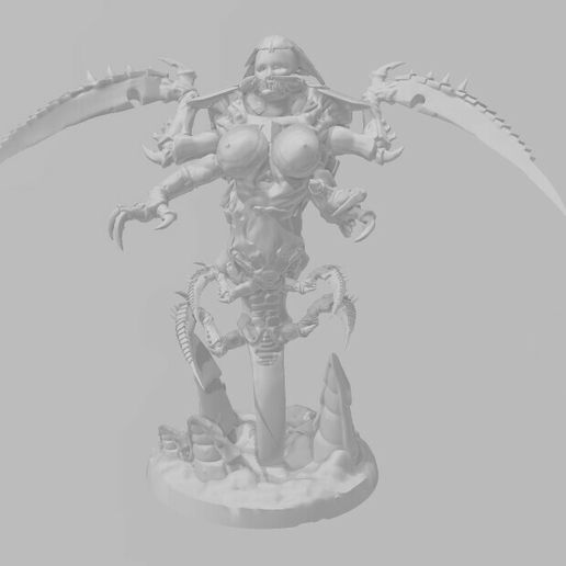 Файл 3D Tyranid Spitter Bugs Female 40000 Poxy One Page Poxy PINUP ...