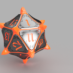 ghjuyj,hyk,h.png Fichier STL Baldur's Gate 3 - D20 L'artefact mystérieux de Shadowheart・Objet pour imprimante 3D à télécharger