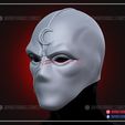 UTTAR UI @ 3DPRINTMODELSTORE Moon Knight - Mr. Knight Mask - Marvel Cosplay Helmet