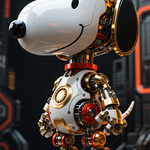 🤖 Snoopy・Archivo STL para Impresión 3D・Cults