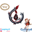 3D Print Ready Genshin Impact - Frostbearer - Digital 3D Model Files - Klee Cosplay