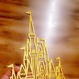 Snapchat-305597365.jpg Castle outline decor / Castle centerpiece / birthday princess / princess castle / wedding fairytale decor  / cinderella castle