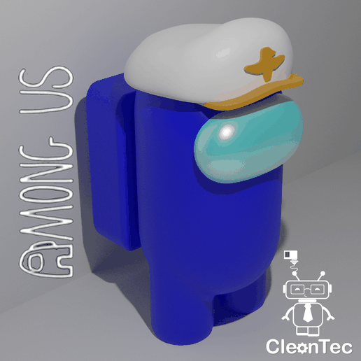 🧑‍✈️ AMONG US Pilot)・ STL File for ・Cults