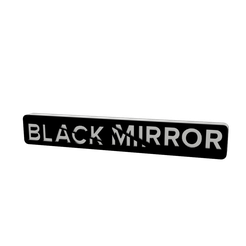 1.png Archivo STL LOGOTIPO/SIGNO 3D MULTICOLOR - Black Mirror・Objeto imprimible en 3D para descargar
